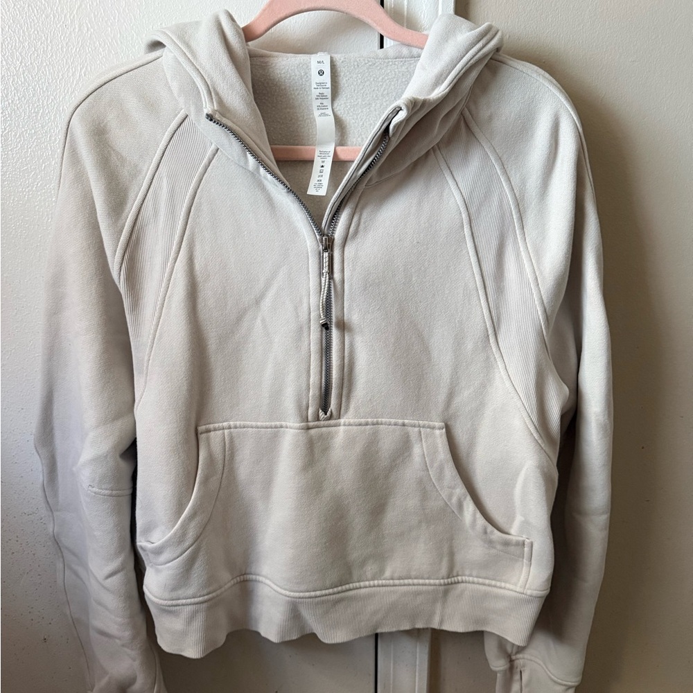 lululemon cropped quarter zip